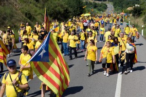 Més de 7.000 persones han participat als trams de Vilademuls de la Via Catalana