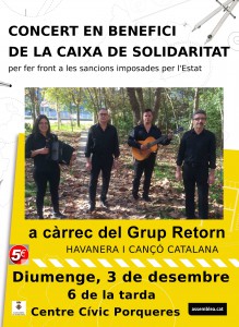 cartell concert Grup Retorn