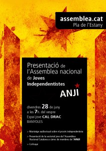 Presentació de l’ANJI, Assemblea Nacional de Joves Independentistes